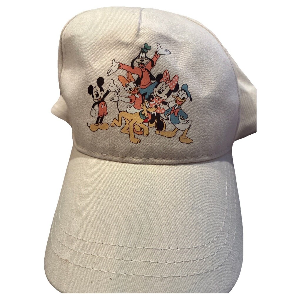 NWT Aldi Disney BASEBALL CAP Mickey Minnie Pluto Donald Daisy Goofy Hat USA